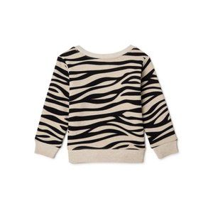 Garanimals Baby Girls Zebra Print Long Sleeve Fleece Sweater Top